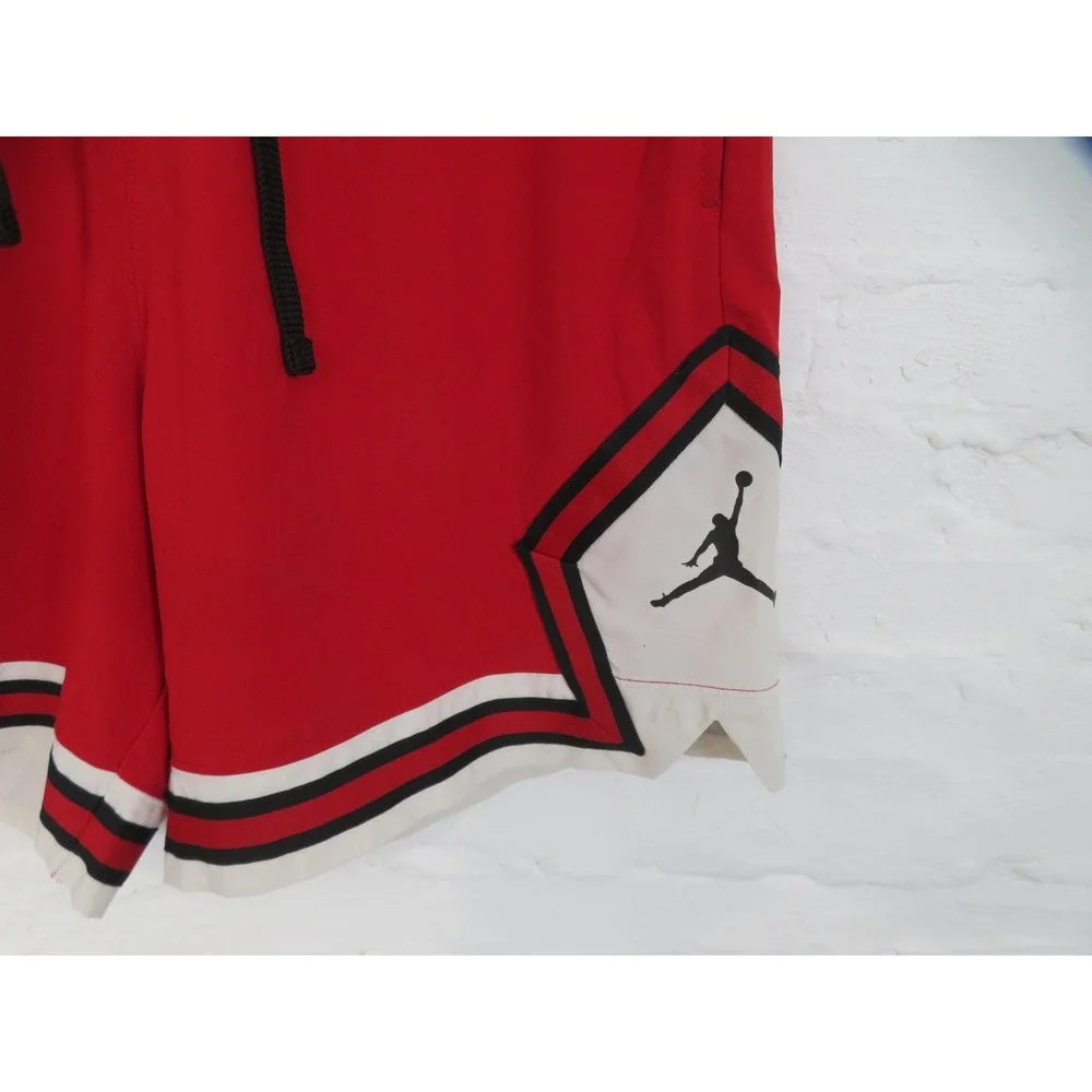 Jordan Basketball Shorts Mens Large Red Dri Fit 7